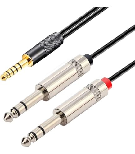 Amazon.co.jp: ONKODO 2534 Yケーブル (4.4mm5極 - TRSオス×2) 0.75m
